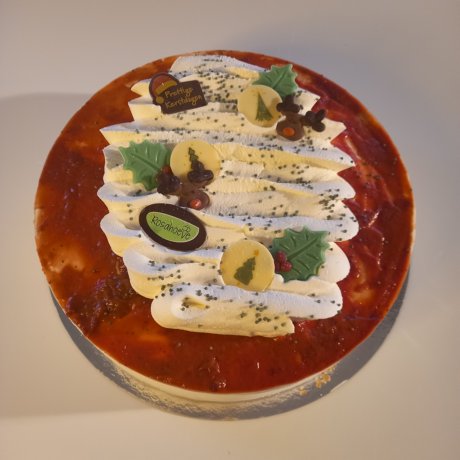 IJstaart Roomijs Aardbei 10-persoons
