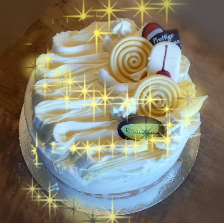 Ijstaart Straccietella 6-persoons witte chocolade