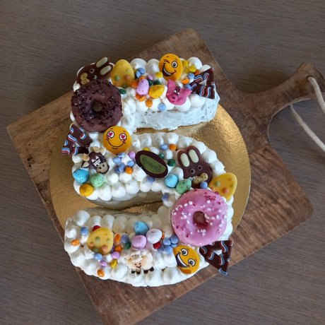IJstaart Witte Stracciatella 10-persoons