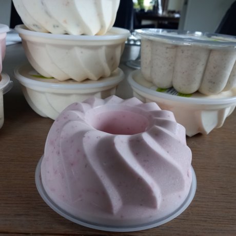 Kerstbavarois Aardbei