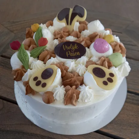 IJstaart Witte en bruine Chocolade 6 persoons